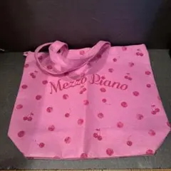 Mezzo Piano チェリー柄フェルトトートバッグのサムネイル