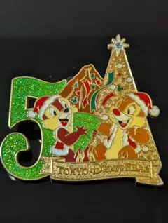 東京ディズニーシー チップとデール ピンバッジ