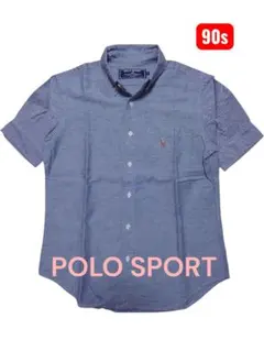 希少90s ポロスポーツ SPORTSWOMAN BDシャツ インパクト21 S