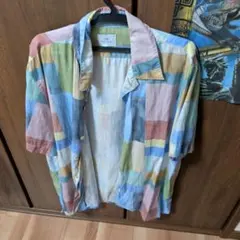 PS Paul Smith パッチワーク柄 半袖シャツ Mサイズのサムネイル