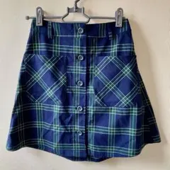 WEGO BROWNY チェックミニスカート　M