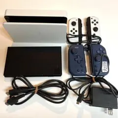 Nintendo Switch 有機EL本体 HORI グリップコントローラー付