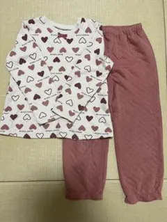 ハート柄パジャマセット 130cm