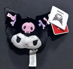 クロミ風 ぬいぐるみポーチ 小物入れ キーリング付き 新品 サンリオ好きに