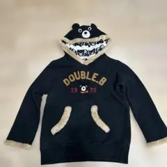 DOUBLE.B フード付トレーナー