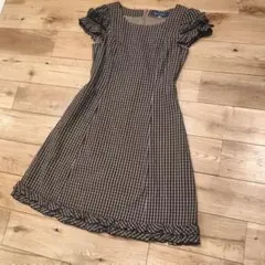 M'S GRACY エムズグレイシー ギンガムチェック ワンピース 36