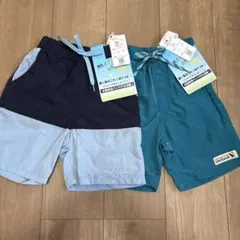 新品タグ付き　男の子　120 水陸両用パンツ　ハーフパンツ　短パン　2枚セット