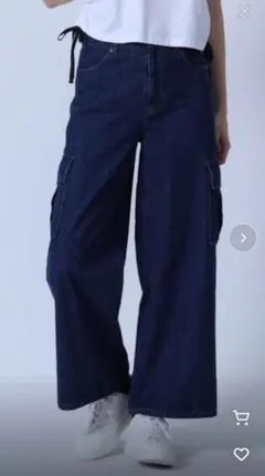 タグ付き新品　MARY QUANT カーゴデニム パンツのサムネイル