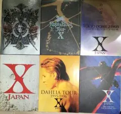 X JAPAN パンフレット 6冊セット　まとめ売り