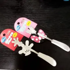 Disney ミッキー・ミニー バターナイフセット