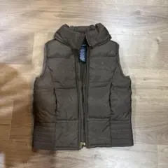 ラルフローレン　ブラウン ダウンベストS レディースまたはキッズ