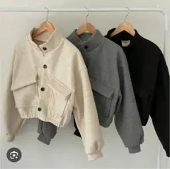 NUGU　韓国　 クロップドジャケット