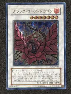 【超極美品】ブラック・ローズ・ドラゴン レリーフ 遊戯王 ブラック・ローズ・ドラゴン レリーフ 1枚の通販 ねこ