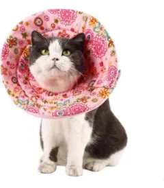 エリザベスカラー 猫犬 ペット用調節可能 柔らか軽量 通気性