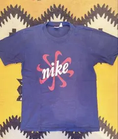 90S ヴィンテージ 風車NIKE ネイビー サイズL