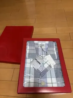 renoma チェック柄 パジャマ ギフトボックス入り