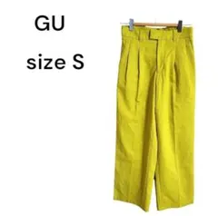 在庫処分最終価格❣️詰め放題対象❣️ジーユー☆ローウエストバギーパンツ　グリーン