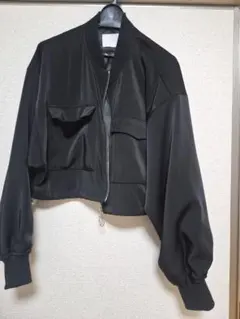 HARE フェイクレザー ショートブルゾン ジャケットのサムネイル
