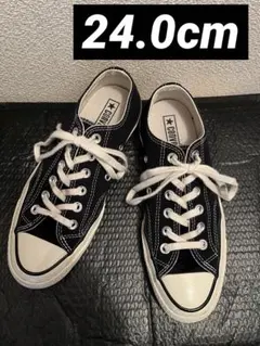 美品　希少　2017年製　廃盤旧パッチ 　チャックテイラーct70 ブラック