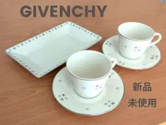n1452 GIVENCHY ジバンシー カップ＆ソーサー 6客セット 八角形 - メルカリ