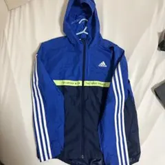 【雨・冬着回し】adidas フード付きジャケット 160cm