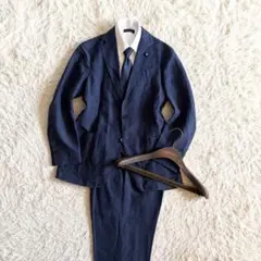 <極美品>LARDINI 新ロゴ ネイビー ウール スーツ サイズ44 極美品>LARDINI 新ロゴ ネイビー ウール スーツ サイズ44 - メルカリ