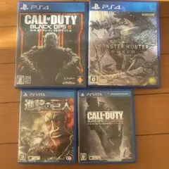 PS4・PS Vita ゲーム4本セット