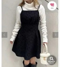 後ろリボンミニキャミワンピース ナイスクラップ