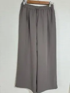 green label relaxing ドロスト ワイドパンツ　38