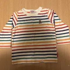 MIKI HOUSE ストライプTシャツ 80サイズ