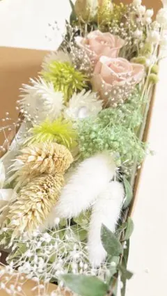 プリザーブドフラワー花材　ベージュ③