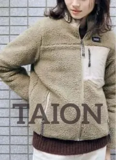 TAION ダウン×ボアリバーシブルジャケット