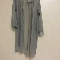 グレー シャツワンピース Sサイズ