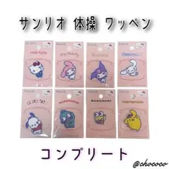 セリア サンリオワッペン 8種セット コンプリート