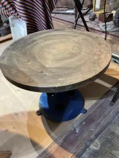 手回しロクロ　彫刻　陶芸　ビンテージ
