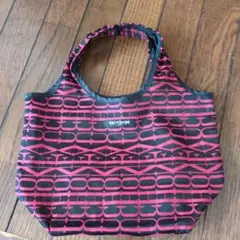 FAUCHON ミニエコバッグ 黒とピンク