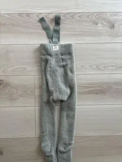 【新品】グレー サスペンダー付きレギンスタイツ