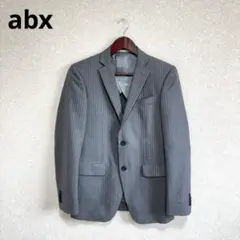 abx テーラードジャケット 背抜き ストライプ グレー Sのサムネイル