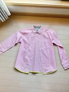 TOMMY ピンクストライプ ボタンダウンシャツ S