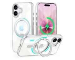 iPhone 17 用 ケース MagSafe対応 縦横多角度 ワイヤレス充電