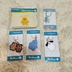 mojojojo ドキドキくじ　D賞、F賞　ポーチ　イエローひよこ　キーホルダー