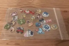 ボンボンドロップシール　立体シール　フレークシール　キャラクター