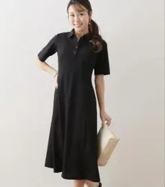 セール❣️ニッセングラマー大きい胸専用 吸汗速乾・ＵＶカットポロワンピース FL
