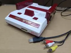 ファミコン 本体 USB電源　AV端子　7849　ファミコン AV化