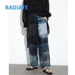 スコットクラブ　ラディエイト　タグ付き　シアーグラフィックプリントワイドパンツ