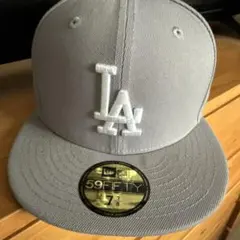 New Era 59FIFTY LAキャップ グレー 7 3/8