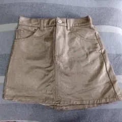 H&M ゴールド ミニスカート 130cmのサムネイル