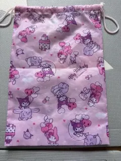 マイメロディクロミ巾着袋