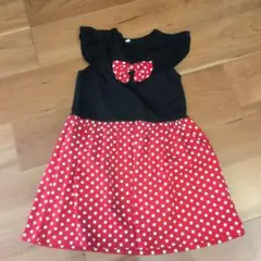 ミニー　半袖ワンピース