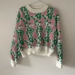 SHEIN 花柄 ニットセーター 長袖